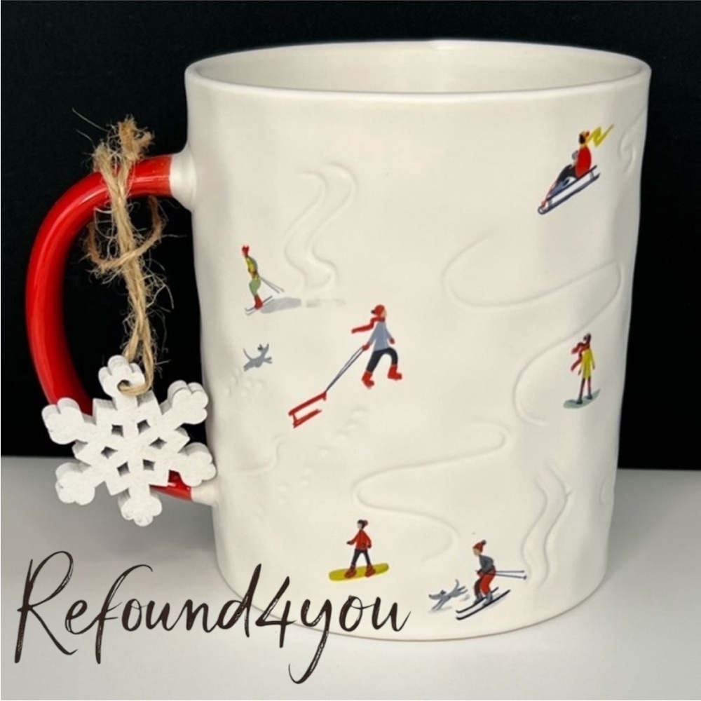Prima - ‘Ski Snowboard Sled’ ceramic mug. NWT Firm!